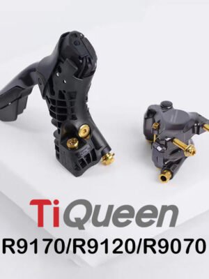 Ti Queen Titanium alloy disc brake screw set compatible with Shimano Road Series R9170/R9120/R9070