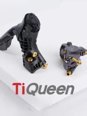 Ti Queen Titanium alloy disc brake screw set compatible with Shimano Road Series R8170/R7170