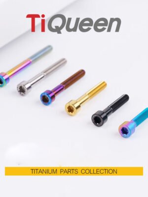 Ti Queen Stem Head Titanium Screws M6 L30-50mm for Motorcycles and Bicycles