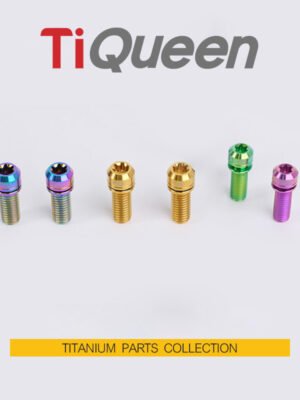 Ti Queen Cylindrical head titanium screws with washers M6 L10-40mm for Motorcycles and Bicycles/Car