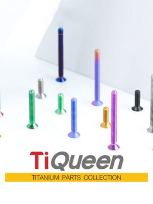 Ti Queen countersunk head Titanium Screws M3 L16-50mm for Motorcycles and Bicycles