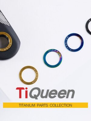 Ti Queen Titanium Pedal Washers Screws
