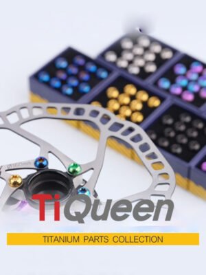 Ti Queen M5x10mm Disc Brake Disc Titanium Screw