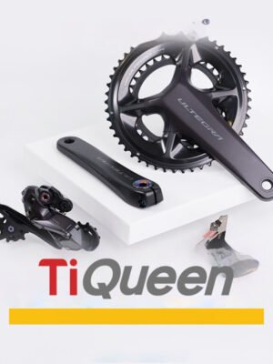 Ti Queen Titanium alloy derailleur and drivetrain screw set, compatible with Shimano Road Series R9250/R8150/R8050