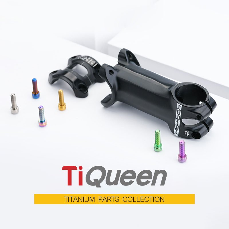 Ti Queen Titanium Stem Bolt Kit for Bicycles