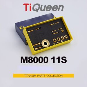 Ti Queen Titanium Alloy Gear Transmission Screw Set for Shimano M8000 11S for Bicycles