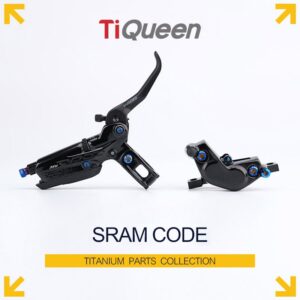 Ti Queen Titanium alloy disc brake screw set compatible with SRAM CODE RCS/R for Bicycles