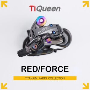Ti Queen derailleur and drivetrain Titanium screws compatible with SRAM RED 22s/FORCE 22s road mechanical shifting series for Bicycles