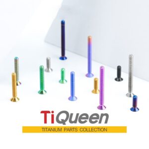 Ti Queen countersunk head Titanium Screws M3 L16-50mm for Motorcycles and Bicycles