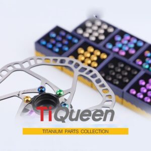 Ti Queen M5x10mm disc brake rotor set Titanium Screw for Bicycles