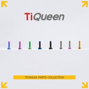 Ti Queen M3 titanium alloy cheese head  screw for Motorcycles and Bicyclesfor Motorcycles and Bicycles