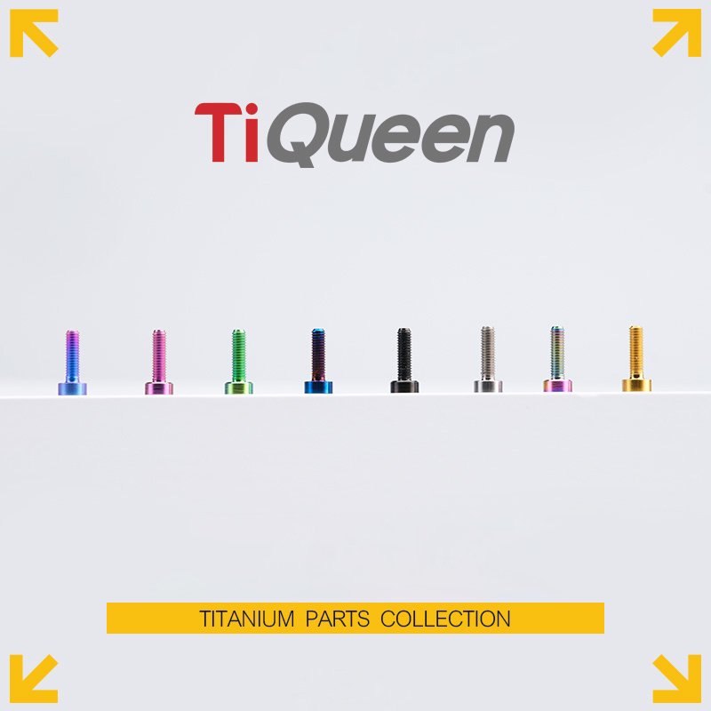Ti Queen M3 titanium alloy cheese head screw for Motorcycles and Bicyclesfor Motorcycles and Bicycles