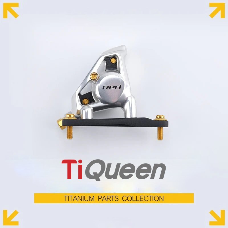 Ti Queen Titanium screw disc brake screws compatible with SRAM road RED AXS E1 FORCE and RIVA for Bicycles
