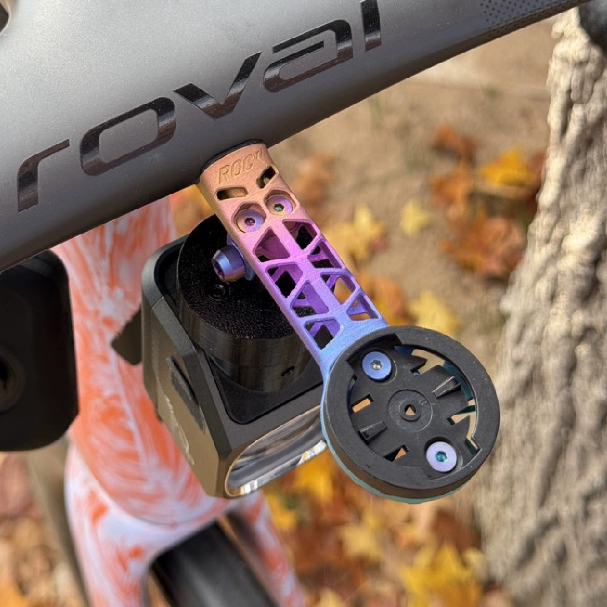 Ti Queen 3D-Printed Titanium Bike Computer Mount |Pinarello |Trek |Cervélo |COLNAGO |Specialized - Image 3