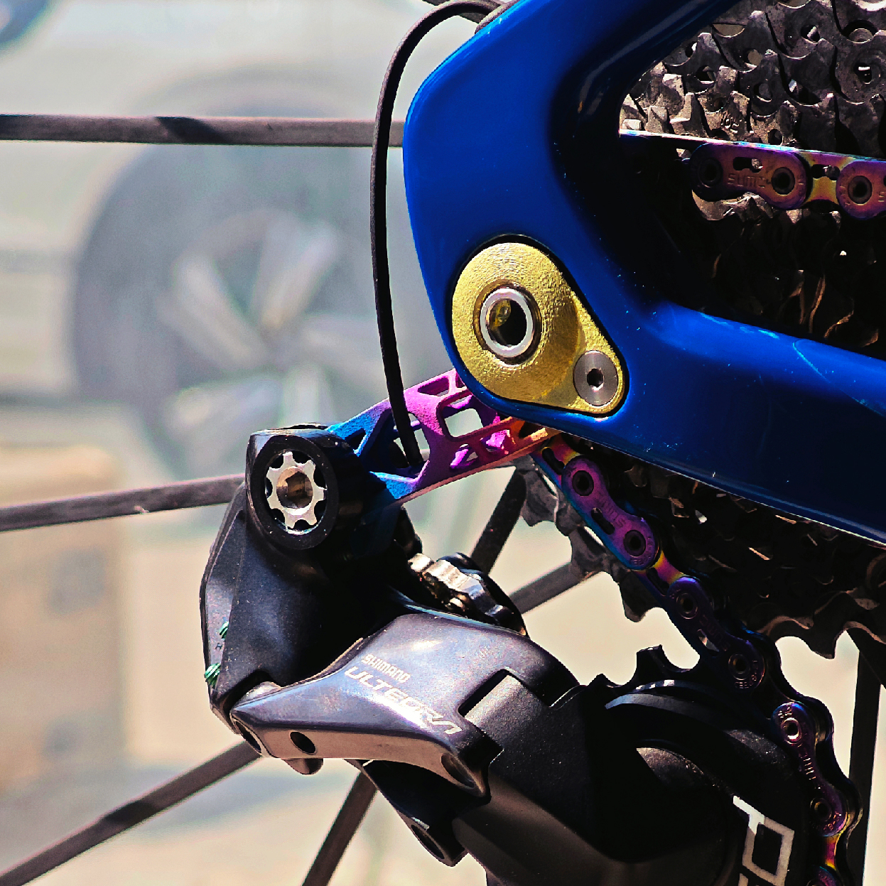 Ti Queen Ultra-light titanium alloy 3D printed original specification direct-mount derailleur hanger /Specialized /SEKA /Giant - Image 4