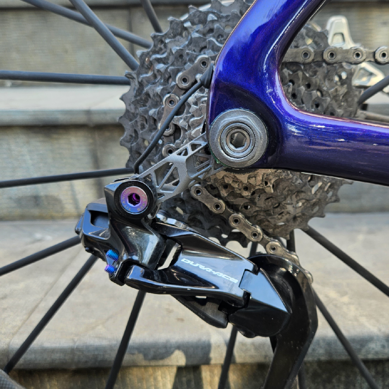 Ti Queen Ultra-light titanium alloy 3D printed original specification direct-mount derailleur hanger /Specialized /SEKA /Giant - Image 2